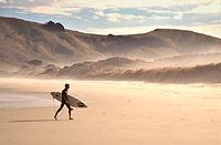 Surfer in the mist, click to enlarge